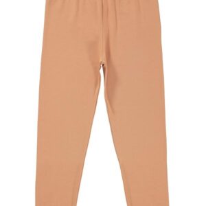 GIRLS BROWN PLAIN LEGGINGS