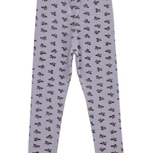 GIRLS BOW WINTER LEGGINGS