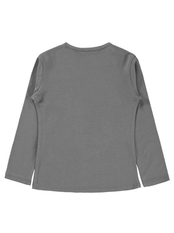GIRLS SWEATSHIRT GREY - Image 2