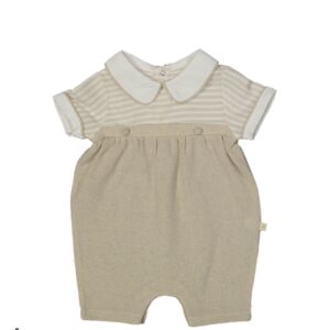 BABY UNISEX BROWN ROMPER