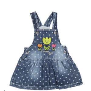 BABY GIRL POCKA BOT DUNGAREE
