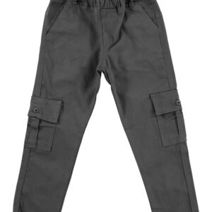 GREY BOYS TROUSER WITH CARGO LIKE POCKET