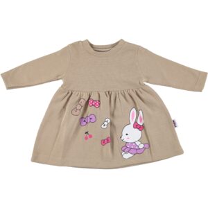 BABY GIRL BROWN DRESS