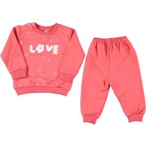 BABY GIRL 2 PCS SET RED LOVE