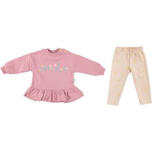 BABY GIRL 2 PCS SET BLUSH PINK AND CREAM