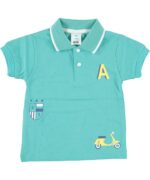 BABY BOY POLO SHIRT ALPHABET - Image 4