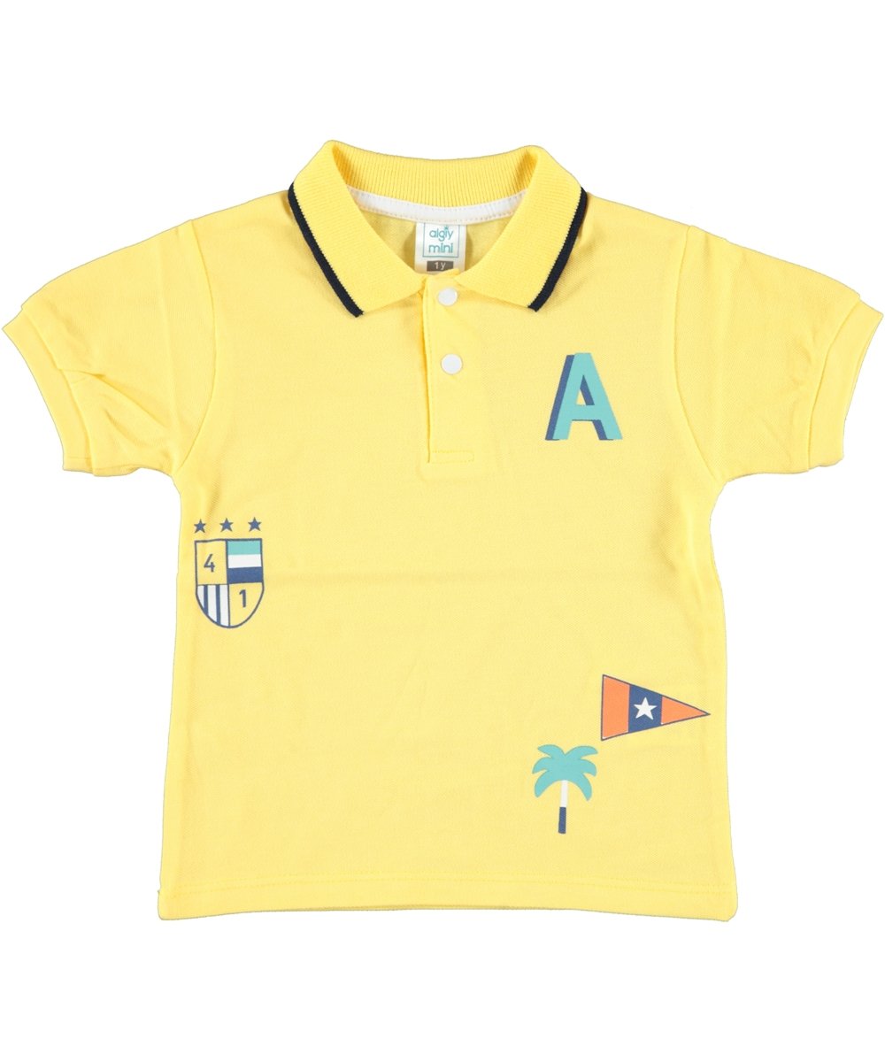 160159059602004_0108495_009_01_HGH.jpg BABY BOY POLO SHIRT ALPHABET - Image 1