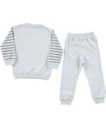 BABY GIRL 2 PCS SET BLUE STRIPPES - Image 3