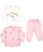 BABY GIRL 3 PCS SET PINK