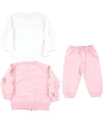 BABY GIRL 3 PCS SET PINK - Image 3