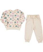 BABY GIRL 2 PCS SET BROWN YOU CAN DO IT