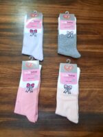 Girl socks with ribbon design