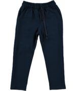 BOY TROUSERS WITH ELASTIC AND ROPE NAVY BLUE