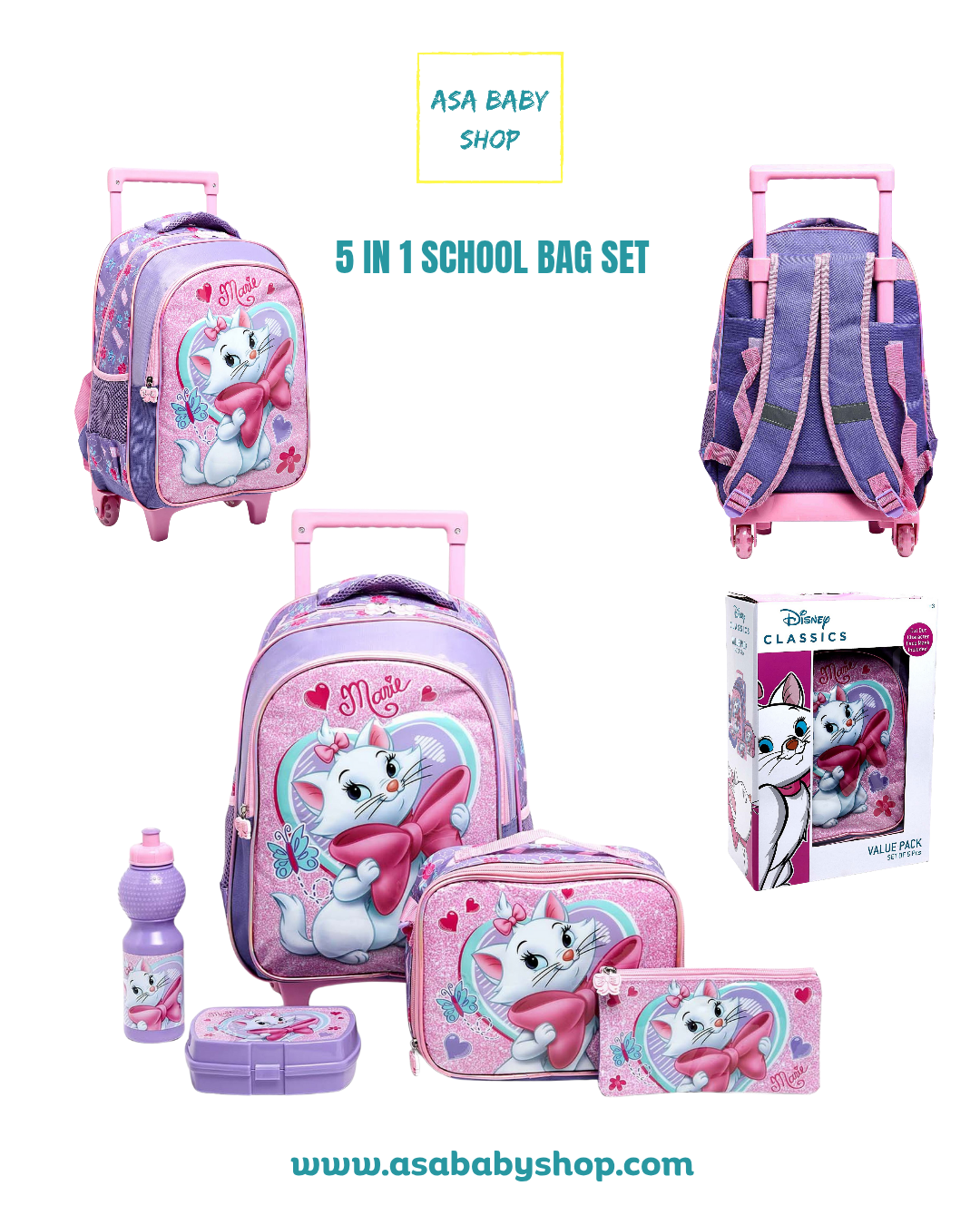 4-IN-1-SCHOOL-BAG-SET_20250908_145223_0000.png 5 IN 1 SCHOOL BAG TROLLEY SET PURPLE MARIE - Image 1