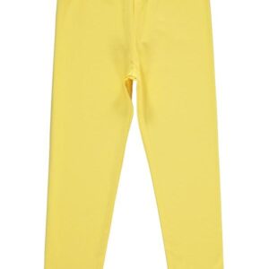 GIRLS PLAIN YELLOW LEGGINGS