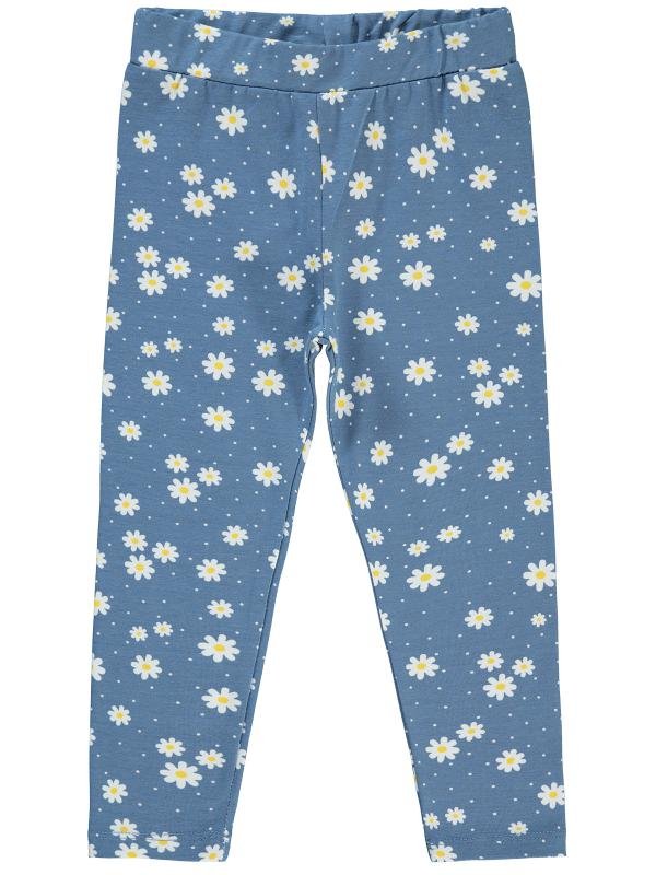 65d43cfa546c501c2178d42f_800.jpg GIRLS BLUE FLORAL LEGGINGS - Image 1