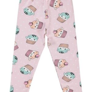 GIRLS LEGGINGS CUP CAKE DESIGN