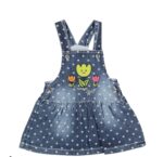 BABY GIRL POCKA DOT DUNGAREE