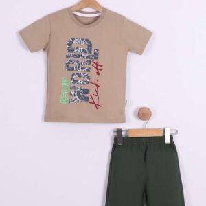 BOY 2 PIECE SET BROWN WORLD CUP