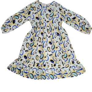 ASA BABY RTW BLUE,BLACK & WHITE DRESS