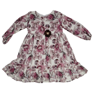 ASA BABY RTW DRESS PINK WITH FLOWER