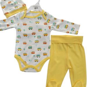 BABY BOY YELLOW BODYSUIT