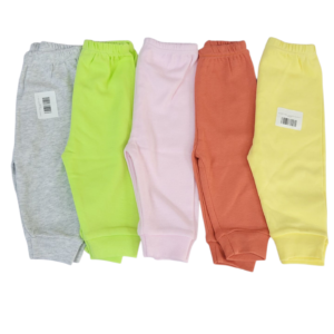 BABY PLAIN JOGGERS 0-3MONTHS