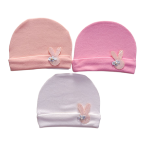 BABY CAPS WITH EARS DESIGN