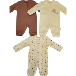 BABY 3 IN 1 JUMPSUIT CREAM LITTLE LADY