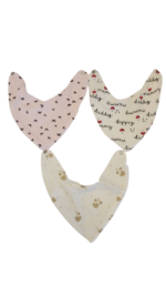 BABY 3 IN 1 COTTON BIBS