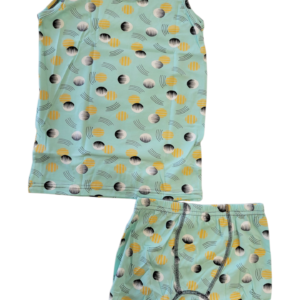 BOY VEST AND BOXER MINT GREEN