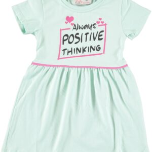 GIRL MINT GREEN DRESS POSITIVE