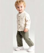 BABY BOY 2 PCS SET WITH LEAF - Image 3