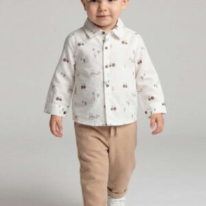 BOY 2 PIECE SET WITH CATAPILLAR