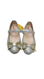 GIRLS ORTHOPEDIC SHOES SILVER [27-29]