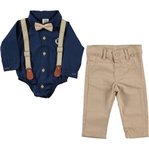 BABY BOY 2 PIECE SUSPENDER SET