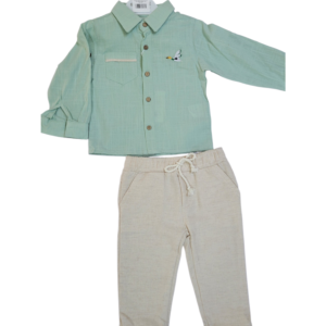 BABY BOY 2 PIECE SET BIRD