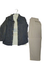 BOY 3 PIECE SET CHECK DESIGN