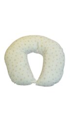 BABY NURSING PILLOW PLAIN WHITE WITH COLOURED STARS