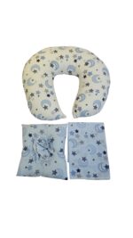 BABY NURING PILLOW & NURSING COVER WITH STARS & MOON - Image 3