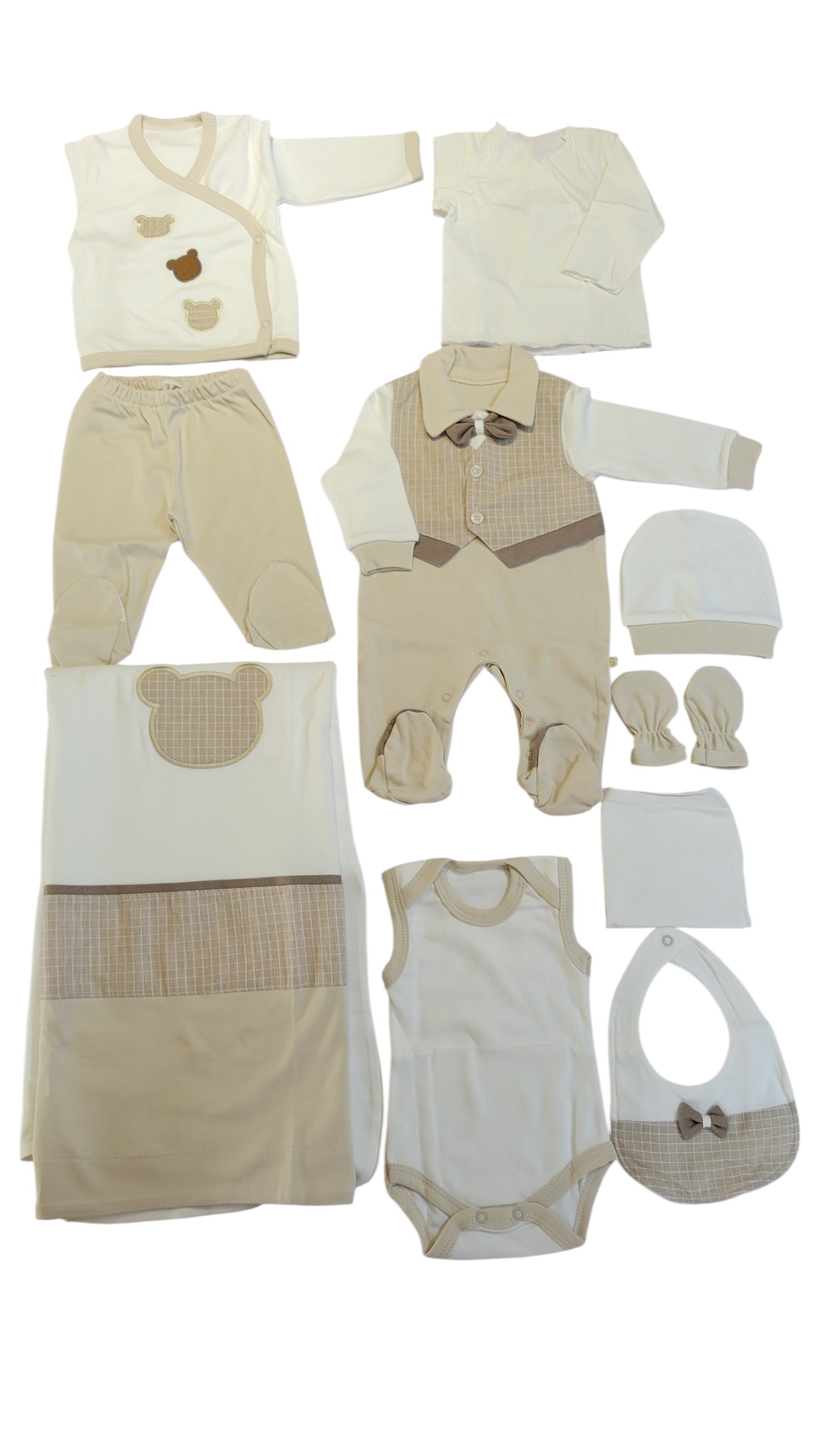 20260613_121703 BABY BOY NAMING/WELCOMING SET BROWN - Image 1