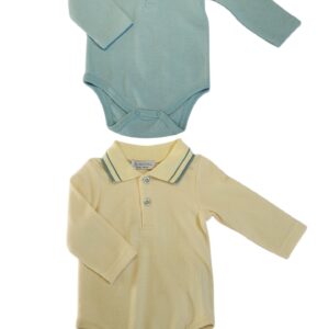 BABY BOY BODYSUIT WITH COLLAR