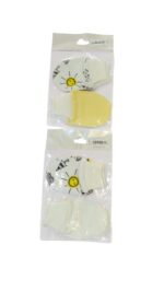 BABY 2 IN 1 MITTENS YELLOW WITH UMBRELLA