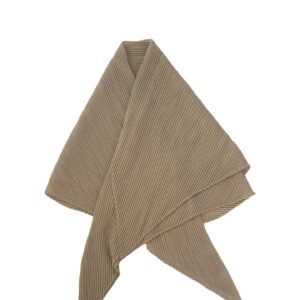 GIRLS PLAIN SCARF NUDE