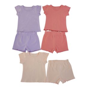 BABY GIRL 3 IN 1 TWO PIECE SET LILAC