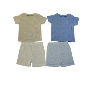 BABY BOY 2 IN 1 TWO PIECE SET BLUE STRIPPES