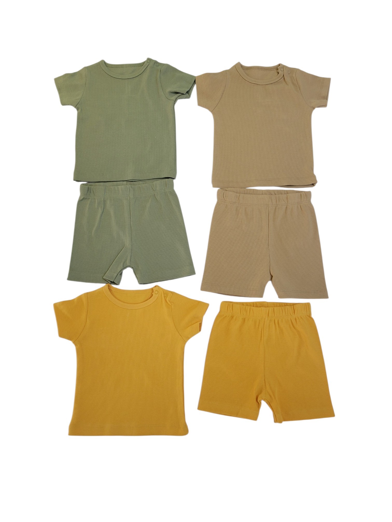 20261003_133105 BABY BOY 3 IN 1 TWO PIECE SET OLIVE & BROWN - Image 1