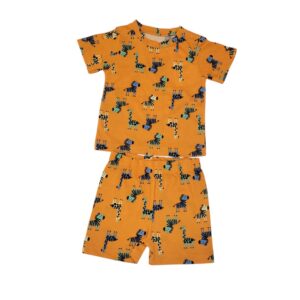 BABY BOY 2 PIECE SET ORANGE